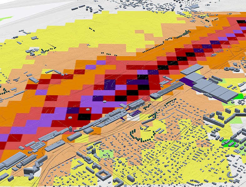 Evaluation en cours d'étude (Bruit au sol généré par l'activité aéroportuaire)